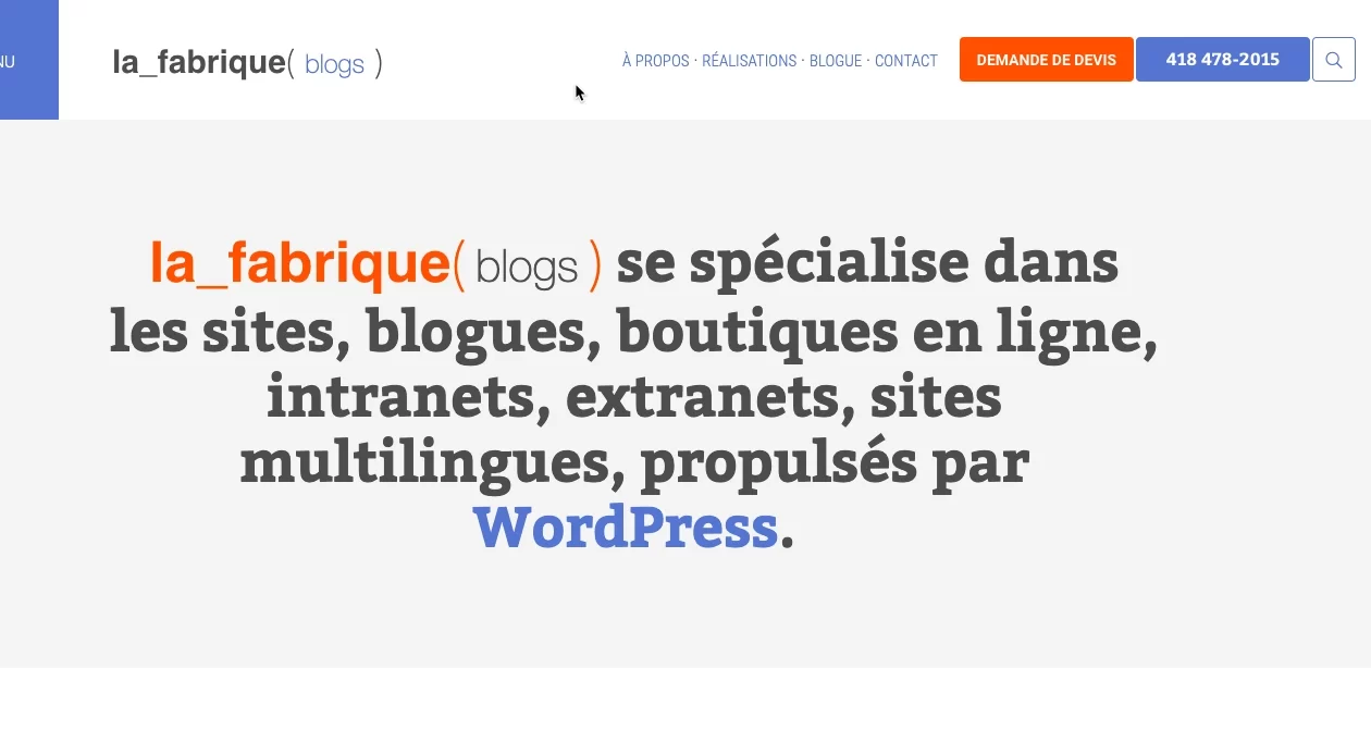 La Fabrique de Blogs